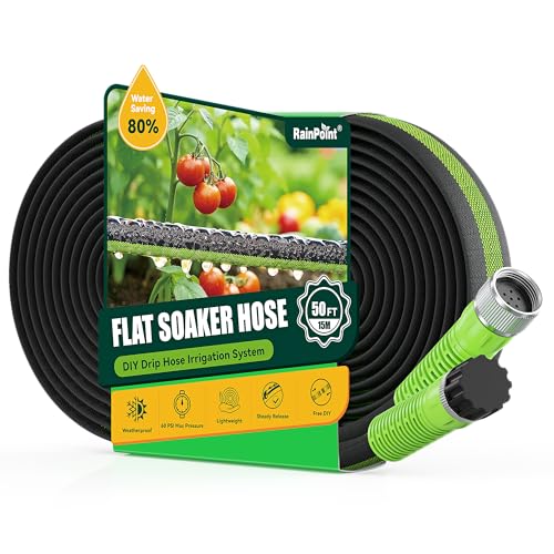 Flexible & Leakproof Drip Hose with Anodized Aluminum Fittings