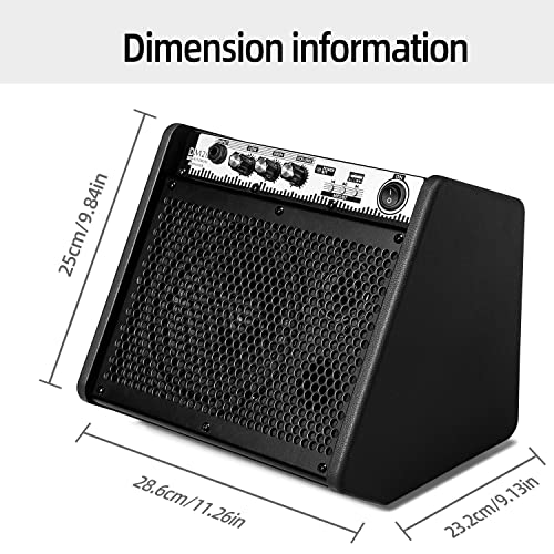 Keyboard Speaker with USB Interface(Including E-Drum Noise-Reduction Cable) (Black)