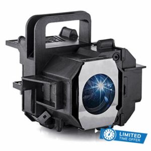 EWO'S ELP49 Replacement Lamp Bulb for Epson PowerLite Home Cinema 8350 8345 8500UB 8700UB 8100 6100 6500UB 7100 7500UB V13h010l49/Elplp49 Replacement Projector Lamp