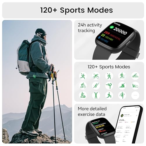IP68 Waterproof Smartwatch for Android iOS