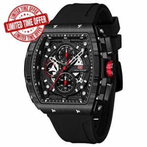 Mini Focus Men's Watch Fashion Sport Wrist Watches (Chronograph/Waterproof/Luminous/Calendar) Silicon Strap Quartz Watches for Me
