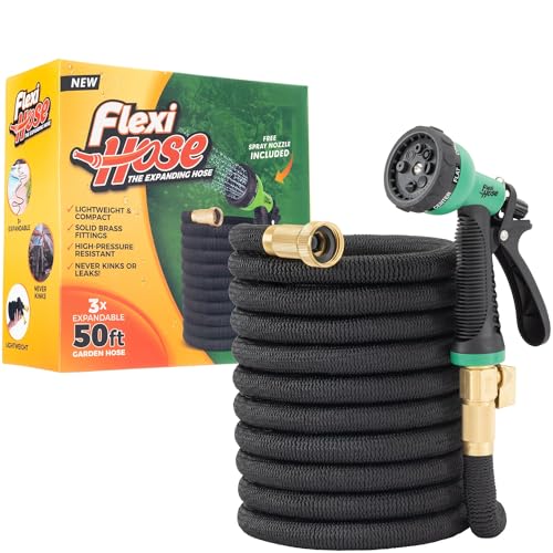 50FT - Lightweight Retractable Garden Hose