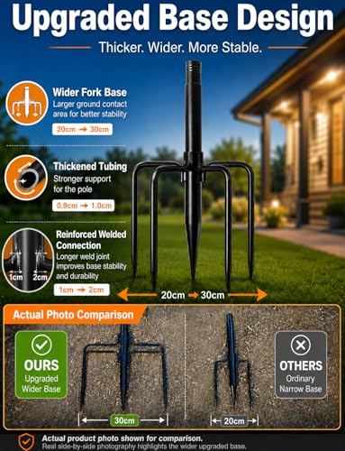 Lighting Hanging Post Accessories for Patio Decor Garden Backyard Yard Outside Decorations