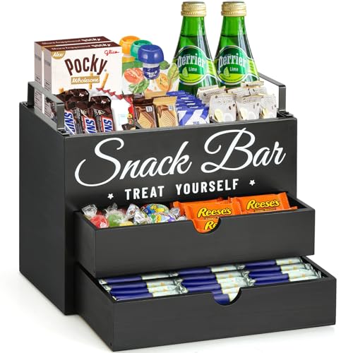 Wood Pantry Storage Bins with Handles