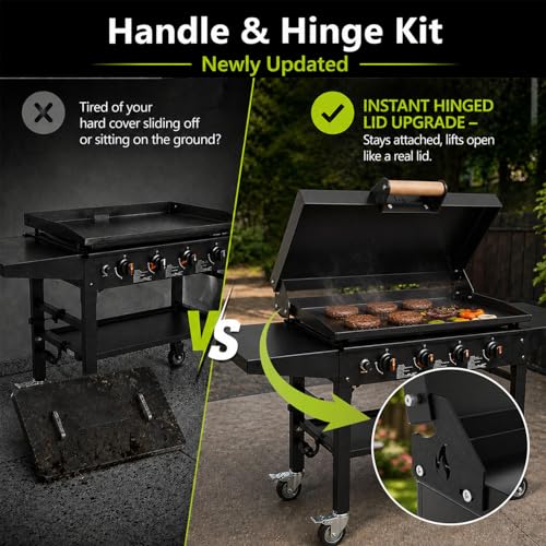 No-Drill Clamp-on Griddle Accessory