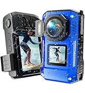 Maxmango D70 Underwater Camera, 10FT Waterproof Digital Camera for Pool & Beach, 4K 48MP Teens Un...