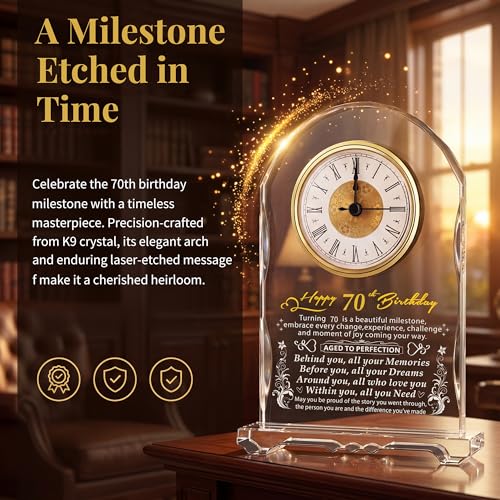 Meaningful Turining 70 Bday Gifts Idea for Women