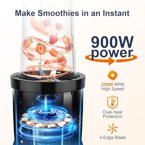 Single Serve Smoothies Maker Mixer for Juices