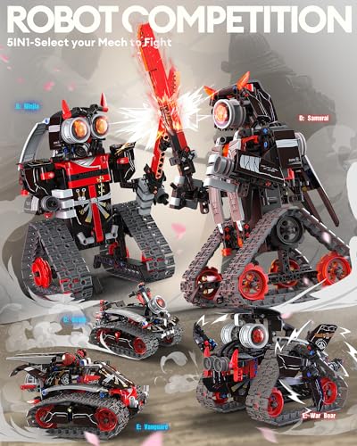 APP & Remote Control Samurai/Ninja Blocks 443 Pcs