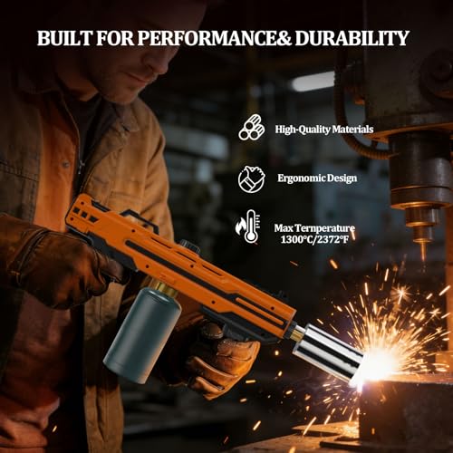 Flamethrower Kitchen Torch Burner Gas Welding Kits for Grill