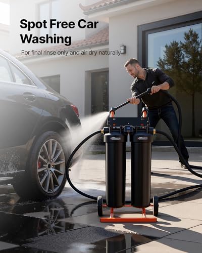 Spotless Car Wash Water System with 2 x 4L DI Resin & TDS Meter