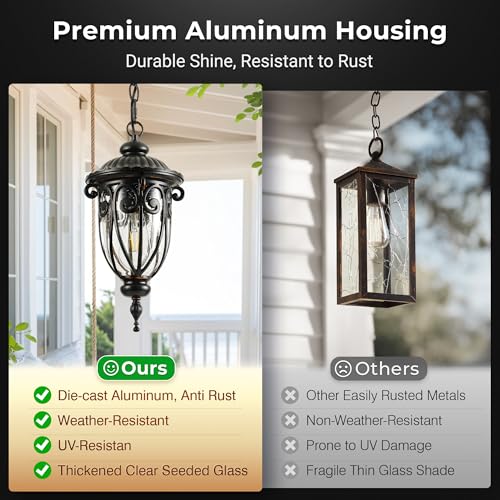 Anti-Rust Adjustable Length Chandelier