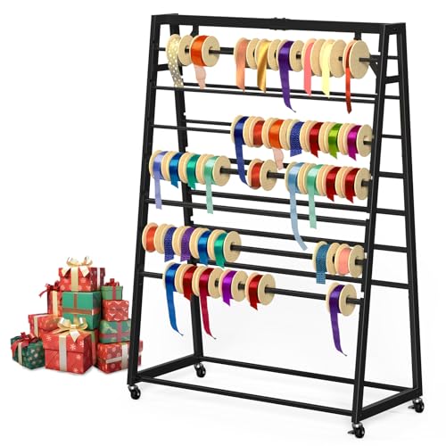 Heavy Duty Ribbon Rack Baked Paint Coating