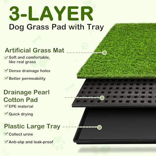 Portable Dog Litter Box for Indoor/Outdoor Potty Training Toile