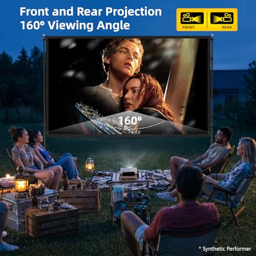 16:9 4K HD Lightweight Movie Screen and Carry Bag