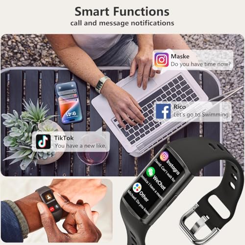 IP68 Waterproof Health Activity Trackers with Calories Step Counter for Women Me