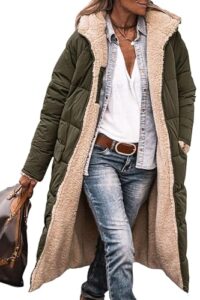 PRETTYGARDEN Women's 2026 Winter Fashion Clothes Oversized Shearling Fleece Long Coats Jackets