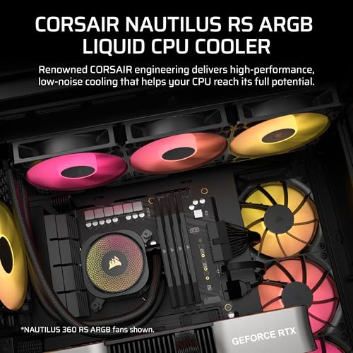 AMD AM5/AM4 – 2X RS120 ARGB Fans Included – Black