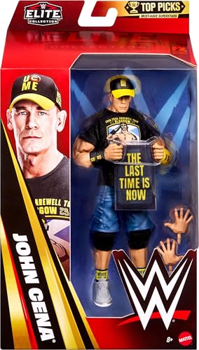 6-inch Collectible John Cena with Swappable Hands & Ring Gear​