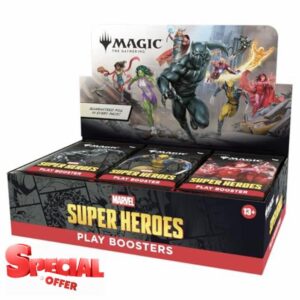 Magic: The Gathering | Marvel Super Heroes Play Booster Box | 30 Packs | Collectible Trading Card Game