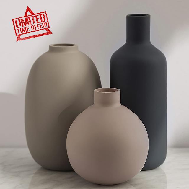 Smiletag Ceramic Modern Farmhouse Vase