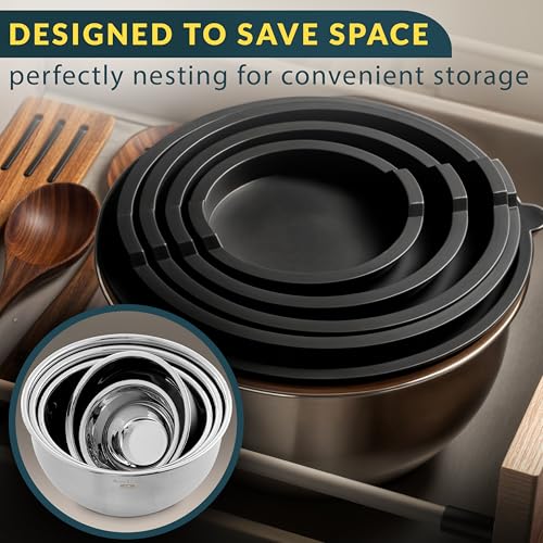 Metal Mixing Bowls for Kitchen