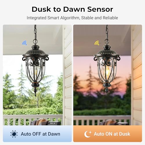 Bronze Vintage Outdoor Pendant Light