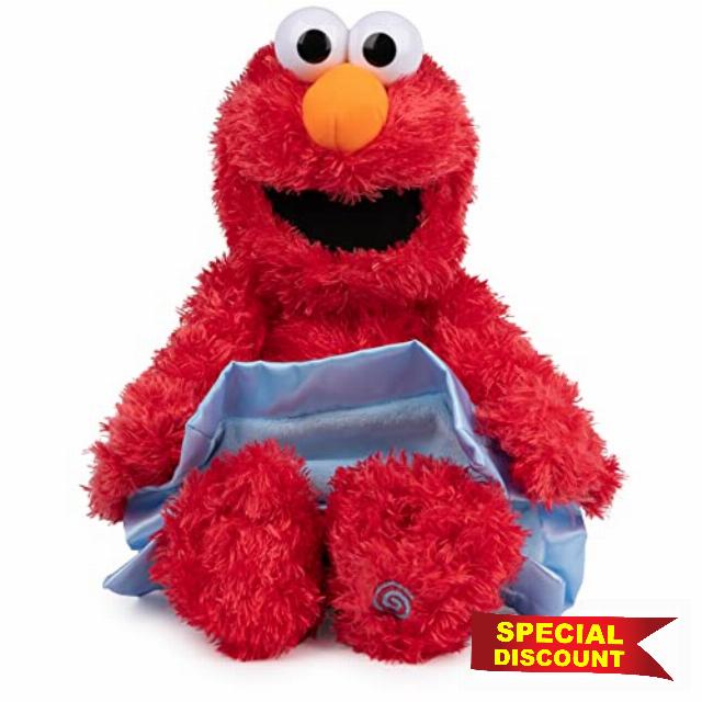 GUND Sesame Sesame Street Official Peek-a-Boo Elmo Animated Muppet Plush