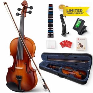 Vangoa Violin 1/2 Size for Beginners Full Set