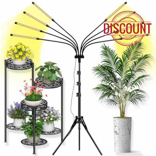 Grow Lights for Indoor Plants [ 8 in1 ] 400 LEDs