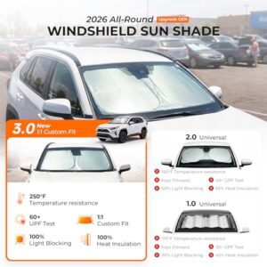 100% Sun Block ] Sunshade for Car Windshield for Chevy Equinox Sun Shade