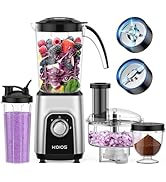 KOIOS Blender for Smoothies,Personal Blender for Shakes and Smoothies with 3 * 22oz To-Go Cups,22...