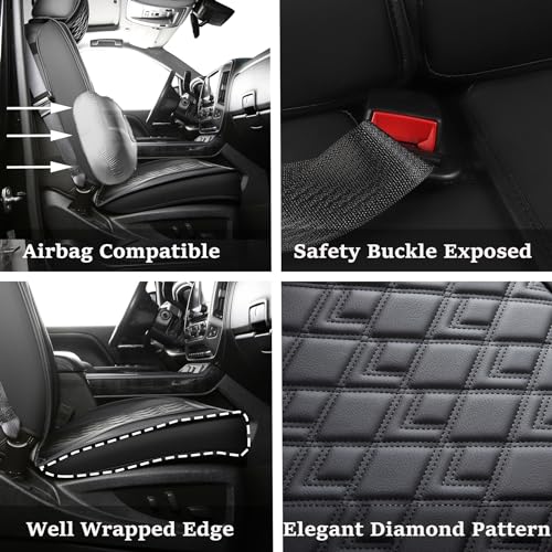 Leather Seat Covers for GMC Sierra