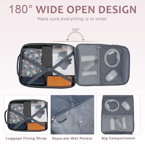 Overnight Weekender Essentials Backpacks for Business fits 17" Laptop