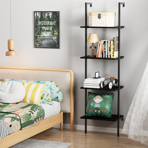 Wall Mount Wide Book Case for Home Office Bedroom
