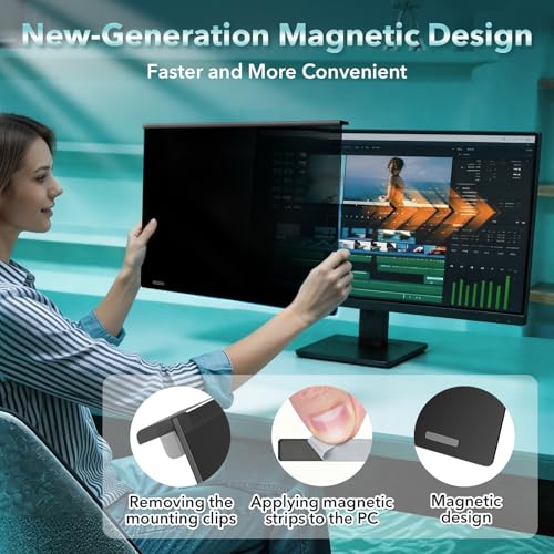 16:9 Removable Anti Blue Light Filter for Desktop PC