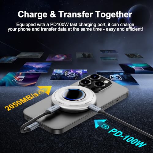 External Solid State Drives with PD-100W and 2050MB/s USB-C 3.2 Gen 2x2