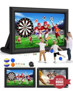 3-in-1 20FT Inflatable Projector Screen - Outdoor Movie Screen
