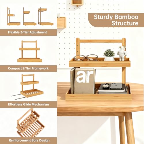 Slide Out for Kitchen Bathroom Pantry (Natural