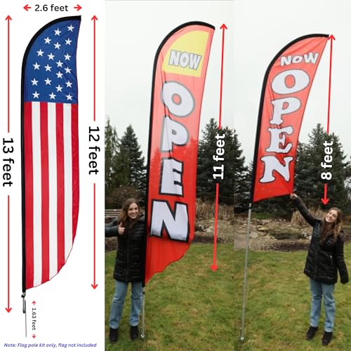 Great for Business Advertising Outdoor (Pole Set)