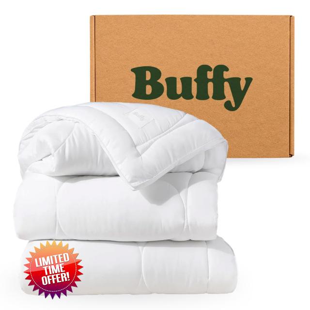 Buffy Cloud Comforter - Twin Comforter - Eucalyptus Fabric - Hypoallergenic Bedding - Twin/Twin XL