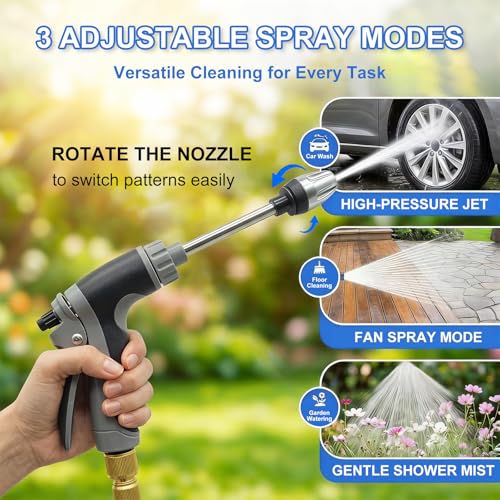 Watering Sprayer for Cleaning Yard Patio Car Pets