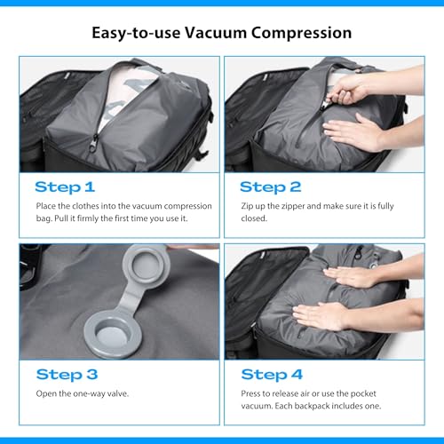 Vacpack Travel Vacuum Bags with Pump
