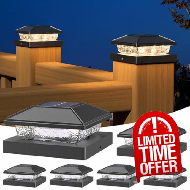 NIORSUN Solar Post Lights Outdoor