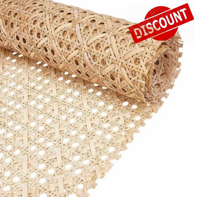 BENECREAT 5Ft x 16inch Natural Cane Webbing
