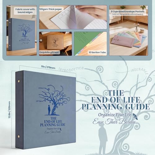 When i Die Binder with Document Pockets