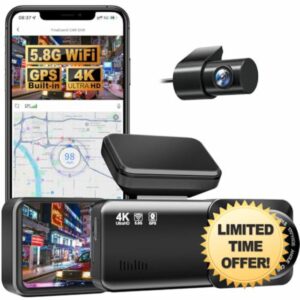 Osmo Dashcam Pro 2.0 4k with Front and Rear Camera