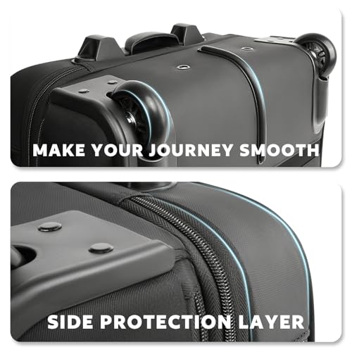 Underseat Carry On Luggage with Wheels for Work Travel Business