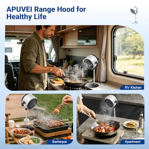 Strong Suction Kitchen Exhaust Fan for Indoor BBQ