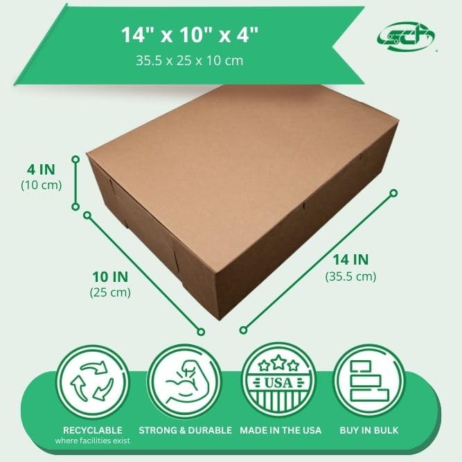 Kraft Bakery Box for Wedding and Birthday Cakes